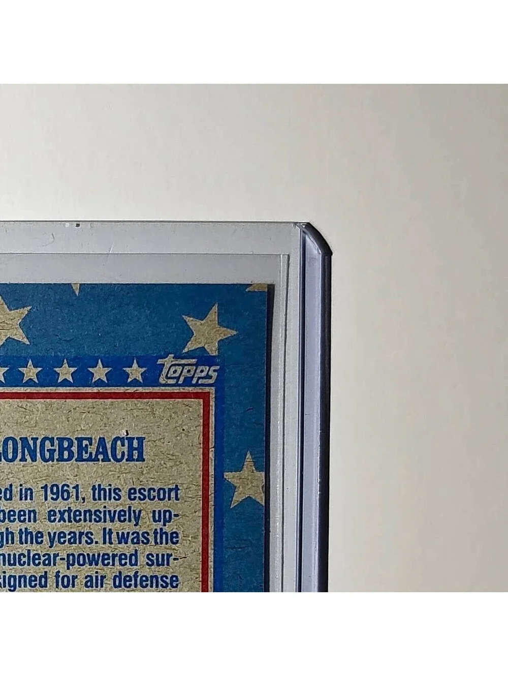 USS Long Beach 1991 Topps Desert Storm #121 Card